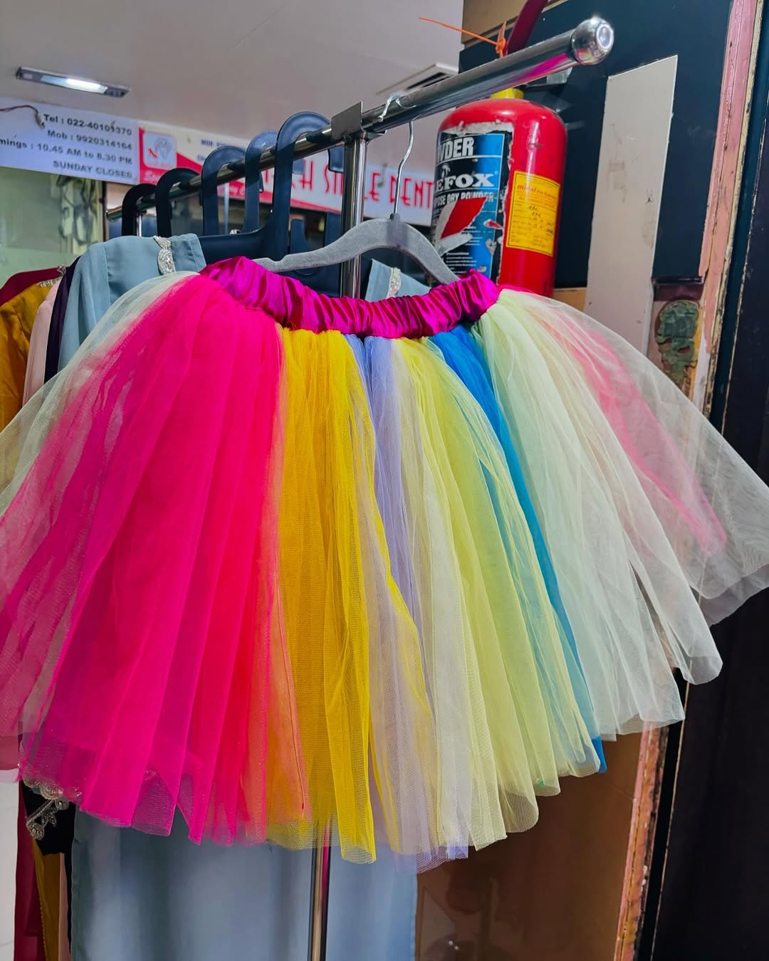 Tutu Skirt With Netted Halter Top